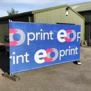 Heras Fence Scrim Banner by eco print