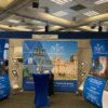 exhibition display stand example with LED lightbox