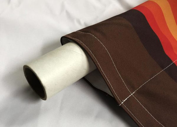 Textile Printed Banners with black back