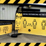 social distancing banners
