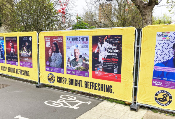 printed banners for heras fencing