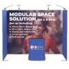 Exhibition Display stand showing printed modular display layout by eco print