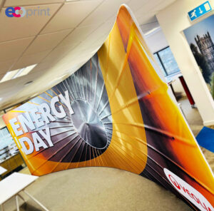 6m Stretch Printed Fabric Display Banner Wall