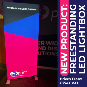 LED Lightbox display product example