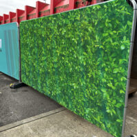 pre designed heras fence cover
